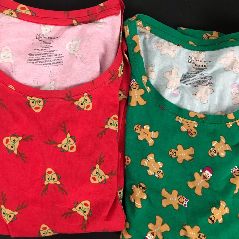 No Boundaries 2 Ginger Man & Reindeer Top - image 1